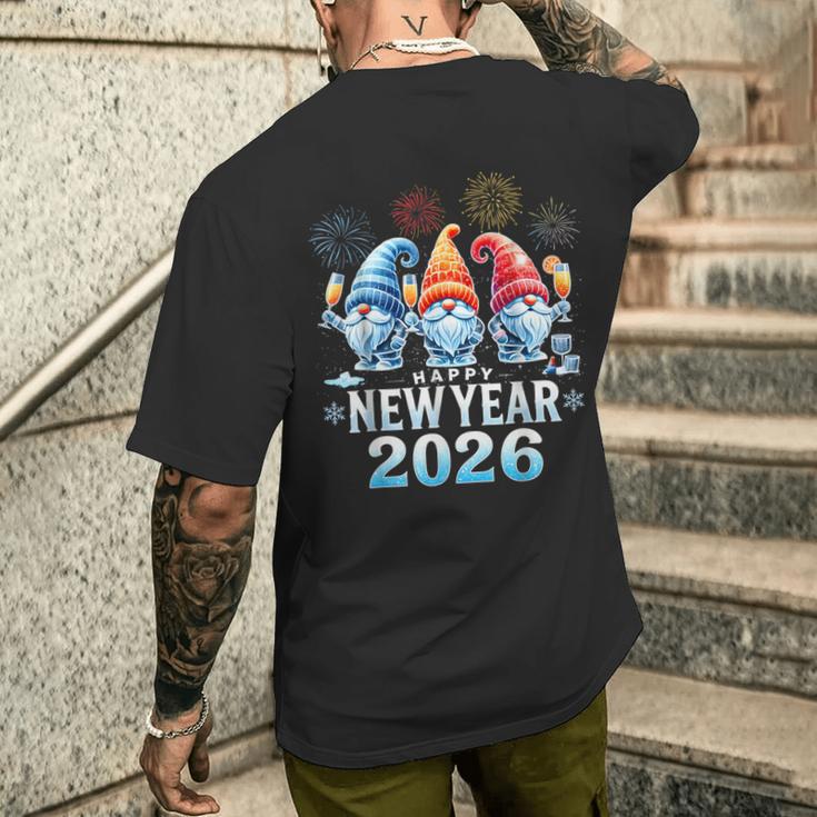 Happy New Year 2026 Gnomes Family Party New Years Eve Men S T Shirt Happy New Year 2026 Gnomes Family Party Years Eve Mens T Shirt Back Obaqrfnb S4 