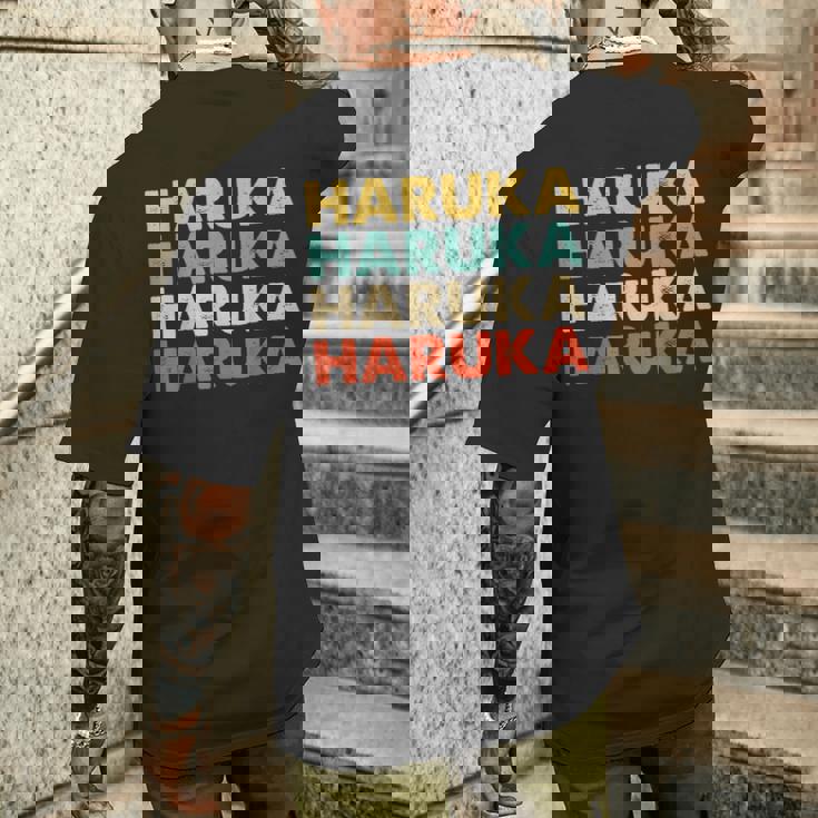 Haruka 遥 メンズTシャツ バックプリント 彼への贈り物