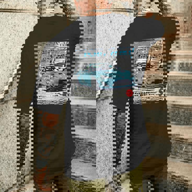 Hashi-Rokuオーセンティックjdmストリートスタイル メンズTシャツ バックプリント 彼への贈り物