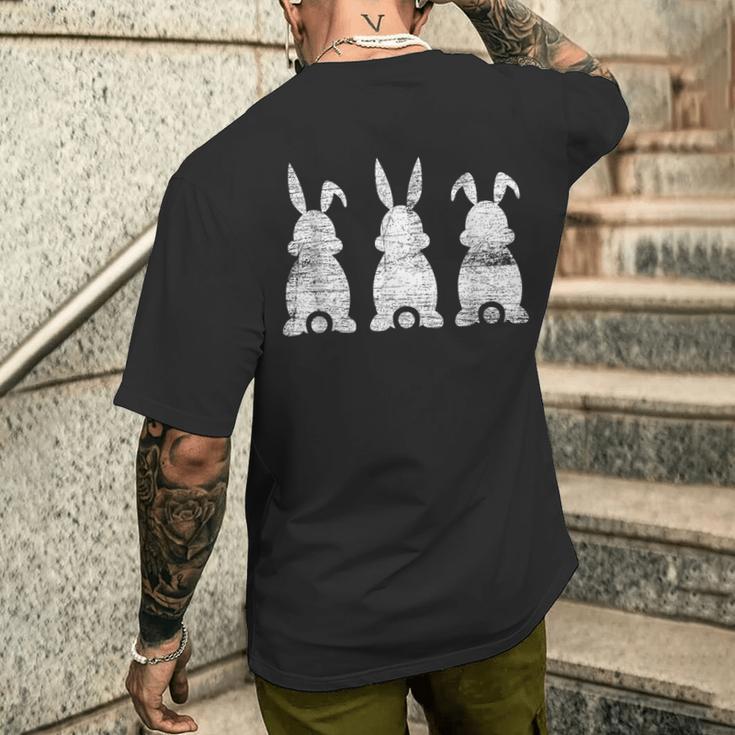 Haustier Besitzer Geschenkidee Niedliches Kaninchen Hase T-Shirt mit Rückendruck Geschenke für Ihn