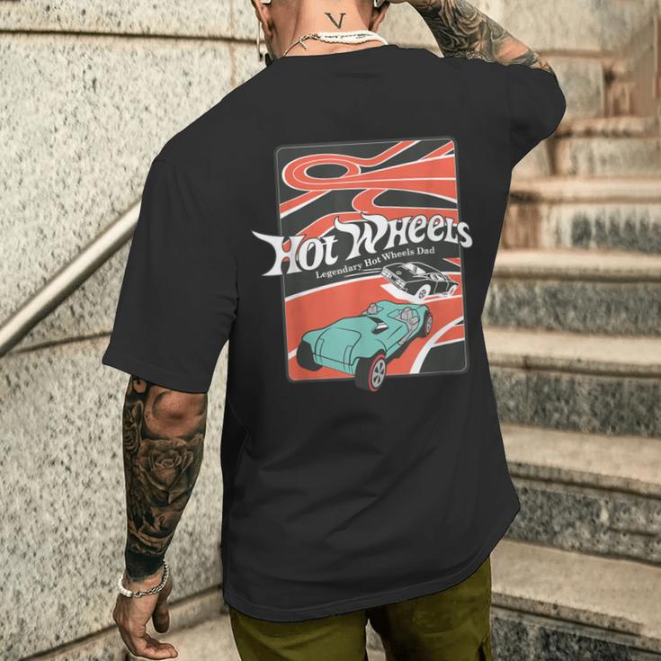Hot Wheels Festa Del Papà Leggendario Hot Wheels Dad T-shirt da uomo con stampa posteriore Regalos para él