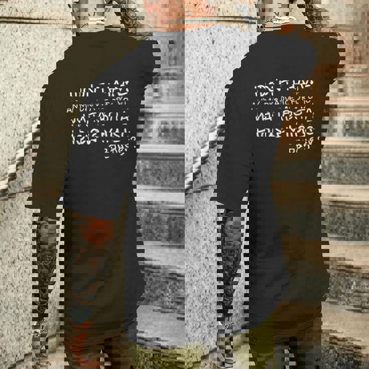 House Music ソウルフルディープファンキーハウス メンズTシャツ バックプリント 彼への贈り物