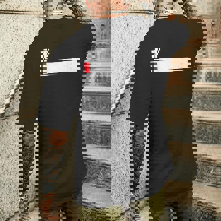 Hpが残りわずか 体力がない 限界 おもしろ ユーモア ゲーム Hpバー 黒 他カラー メンズ レディース 大きいサイズ メンズTシャツ バックプリント 彼への贈り物