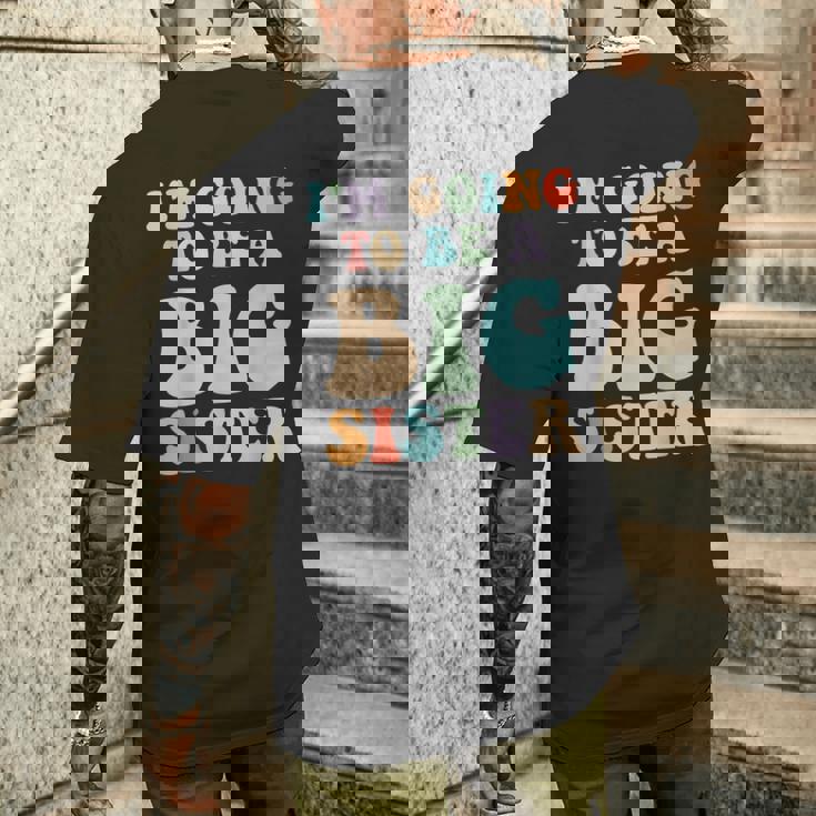 I'm Going To Be A Bigister パステルセレブレーションのお知らせ メンズTシャツ バックプリント 彼への贈り物