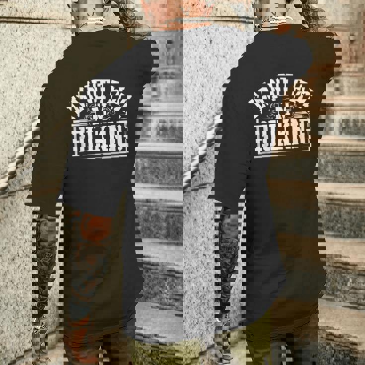 I'm Not Fat I'm Bulking Cheat Day ワークアウト ジム フィットネス メンズTシャツ バックプリント 彼への贈り物