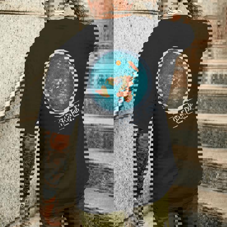 It's Flat Bro メンズTシャツ バックプリント 彼への贈り物