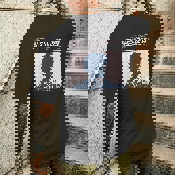 Jazzologist ヴィンテージ ジャズ ミュージック ジャズ ファンク ソウル メンズTシャツ バックプリント 彼への贈り物