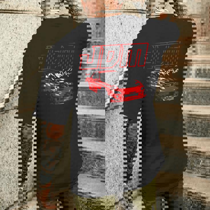 Jdm ドリフトカーロータリーレジェンド メンズTシャツ バックプリント 彼への贈り物