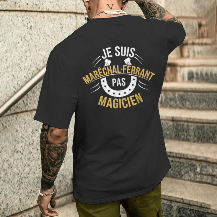 Jeuis Maréchal-Ferrant Pas Magicien Chevaux T-shirt imprimé au dos Cadeaux pour lui
