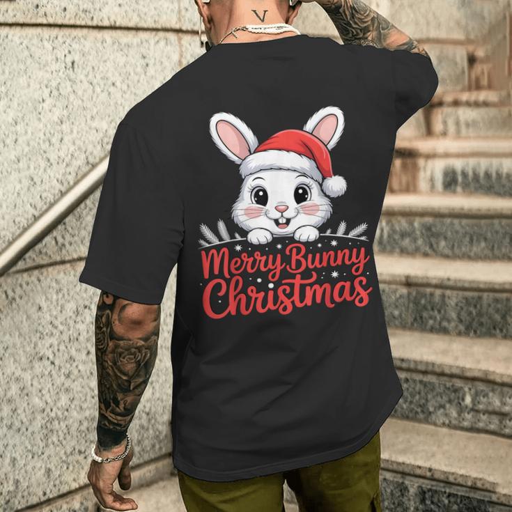 Joyeux Lapin Noël Mignonacances T-shirt imprimé au dos Cadeaux pour lui