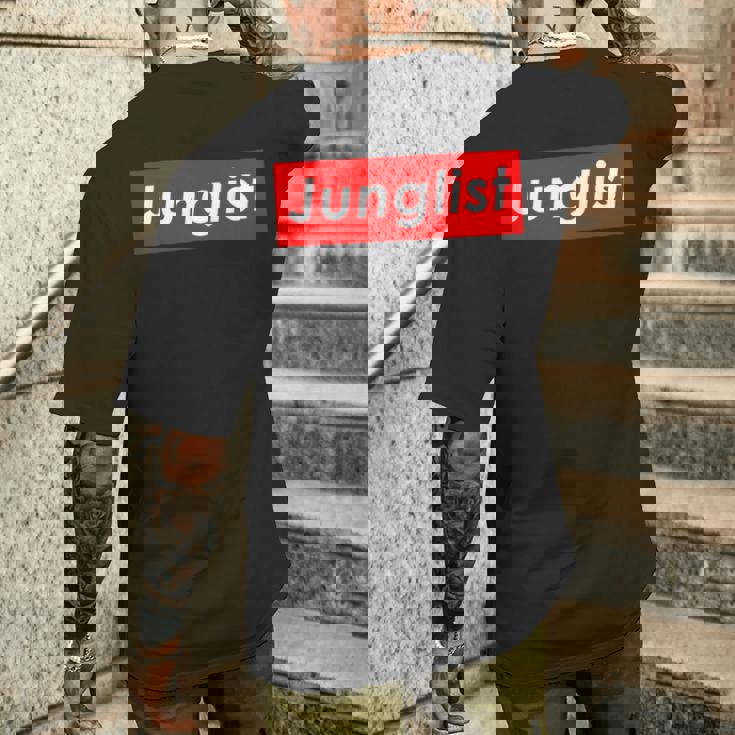 Junglist Movement Drum And Bass Music For Junglist メンズTシャツ バックプリント 彼への贈り物