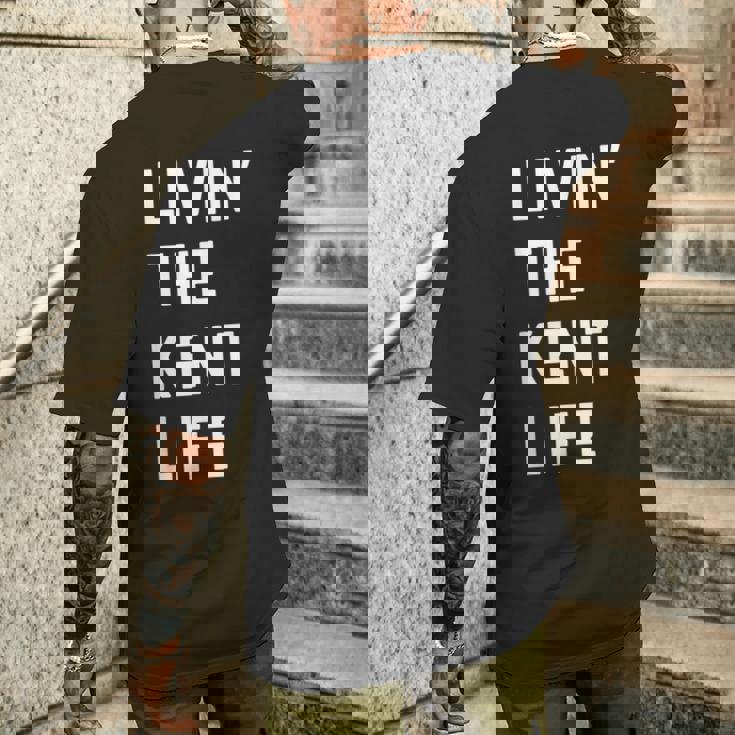 Kent の人生を生きている Kent メンズTシャツ バックプリント 彼への贈り物