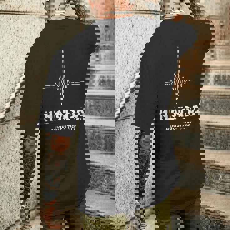 Kilonova 重力波 天文学科学 メンズTシャツ バックプリント 彼への贈り物