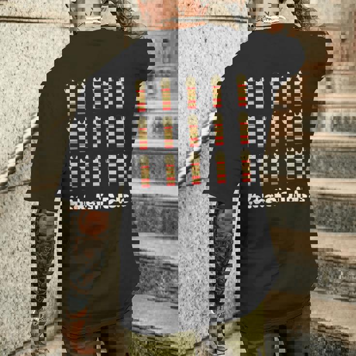 Kokeshi Dolls こけし 人形 着物 明治 大正 昭和 レトロ お土産 メンズTシャツ バックプリント 彼への贈り物