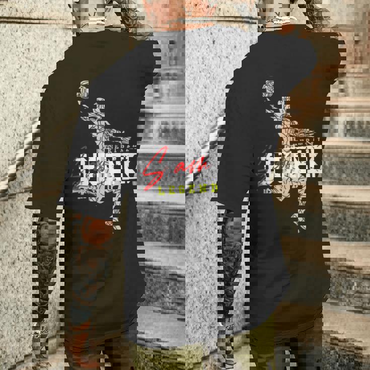 The Legend Basketballlam Dunk For The Basketball Lovers メンズTシャツ バックプリント 彼への贈り物