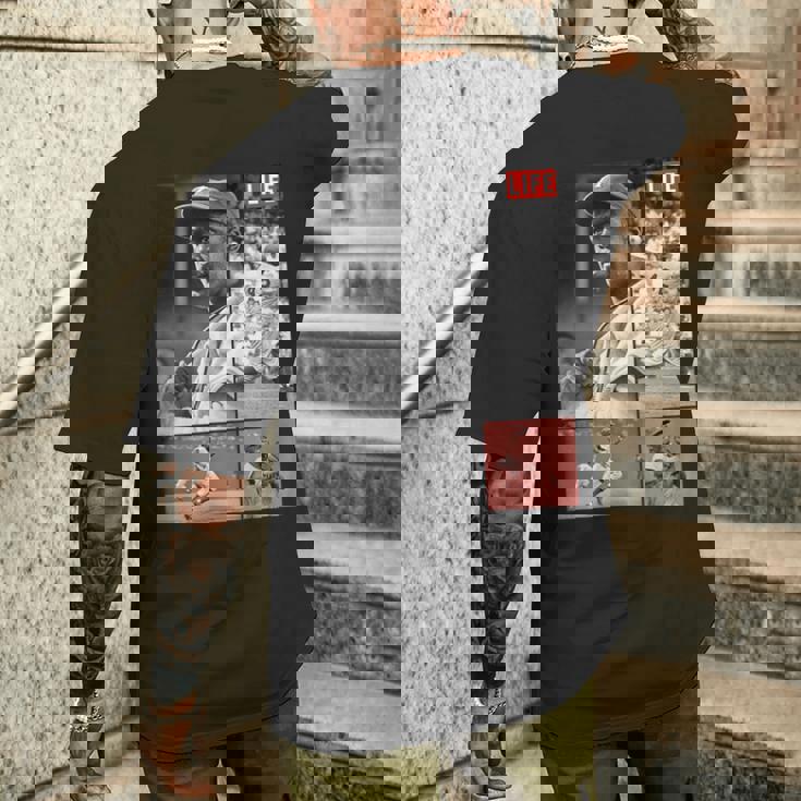 Life Picture Collection _ ジャッキー ロビンソン7 _ 野球 メンズTシャツ バックプリント 彼への贈り物