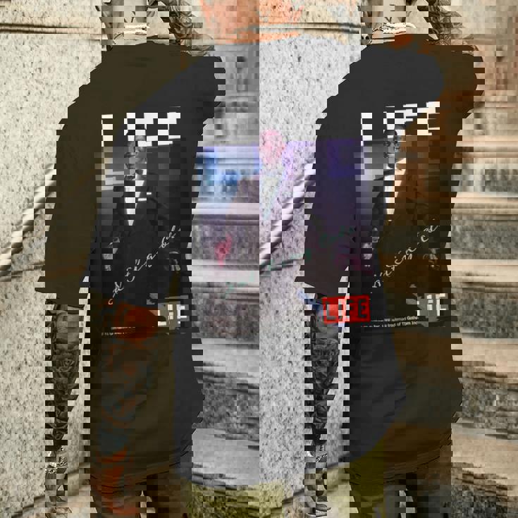 Life Picture Collection ナット キング コール ／ ピアノ（1） メンズTシャツ バックプリント 彼への贈り物