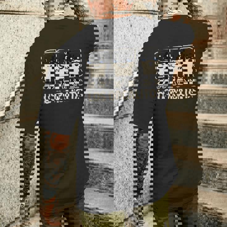 Los Orcalitos 面白いイタリアンブレインロットスラングオルカレロオルカラ メンズTシャツ バックプリント 彼への贈り物