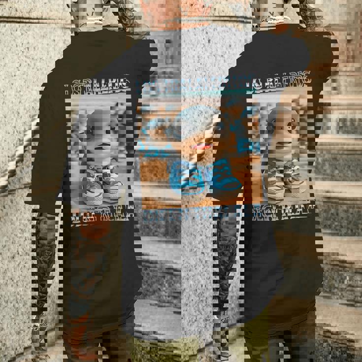 Los Traleritos Dicen Tralala イタリアンブレイン メンズTシャツ バックプリント 彼への贈り物