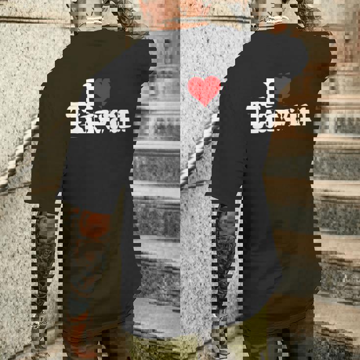 I Love Heart 台湾フォルモサ 台湾文化 長袖tシャツ メンズTシャツ バックプリント 彼への贈り物