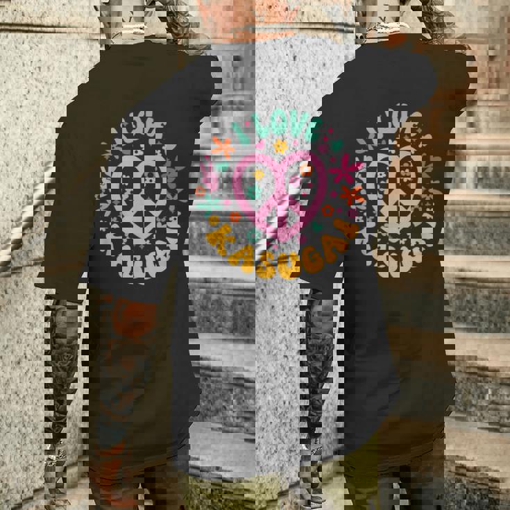 I Love Kasugai 春日井大好き メンズTシャツ バックプリント 彼への贈り物