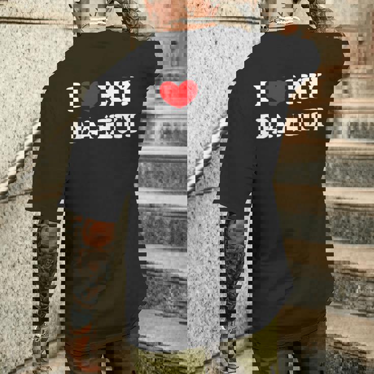 I Love My Da-Hui 私はダフイを愛しています メンズTシャツ バックプリント 彼への贈り物