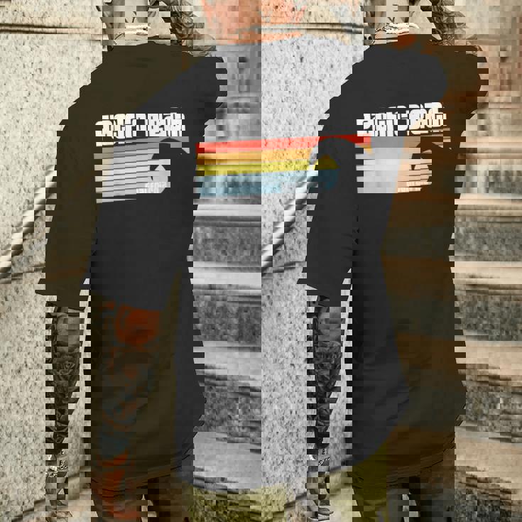 I Love Pacific Beach California Ca パシフィックオーシャンウェーブ メンズTシャツ バックプリント 彼への贈り物