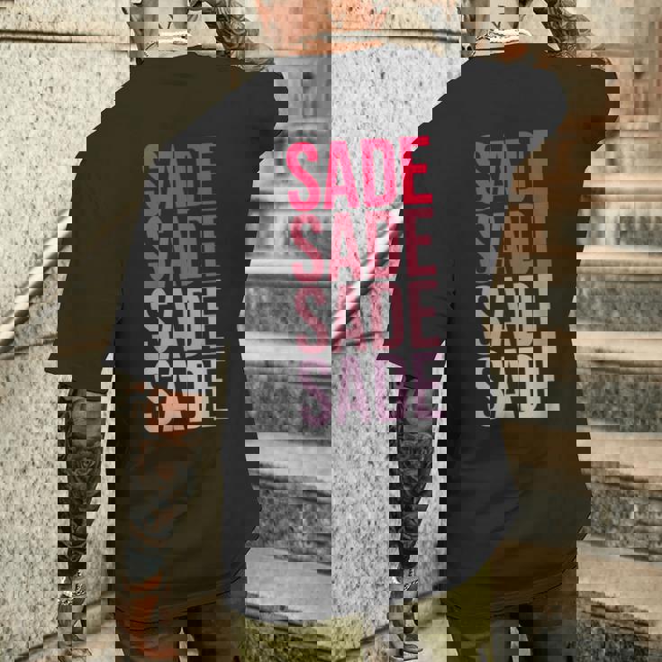 I Loveade 名前 サド メンズTシャツ バックプリント 彼への贈り物