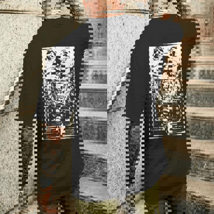 Lsd ヒステリア – レトログラインドハウスb-ムービーアート 長袖tシャツ メンズTシャツ バックプリント 彼への贈り物