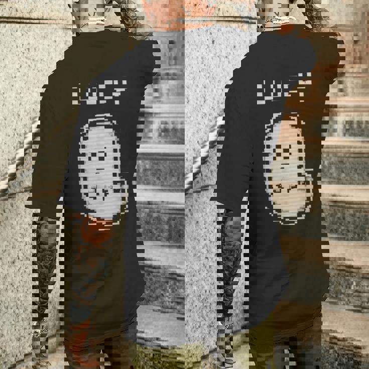 Lucyのおばけちゃん メンズTシャツ バックプリント 彼への贈り物