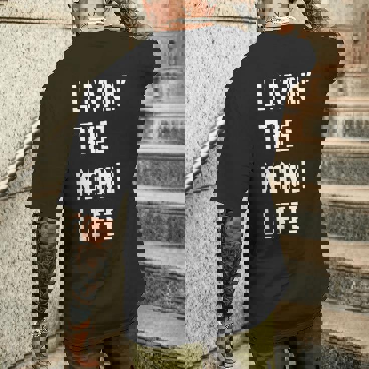 Mami の人生を生きている Mami メンズTシャツ バックプリント 彼への贈り物