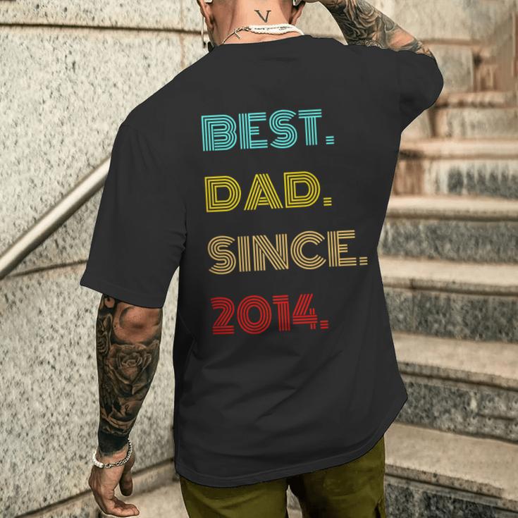 Miglior Papà Dal 2014 Regali Per La Festa Del Papà T-shirt da uomo con stampa posteriore Regalos para él