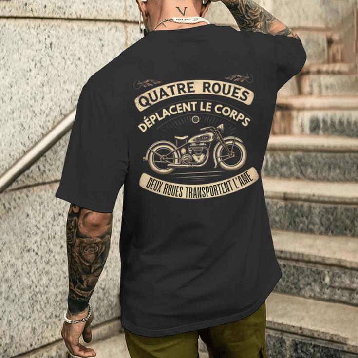 Motard Homme Moto Cadeau Motorcycle Motards Manche Longue T-shirt imprimé au dos Cadeaux pour lui