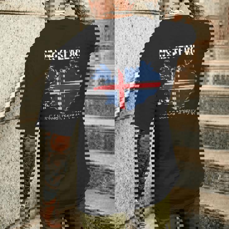 Nas Keflavik アイスランド メンズTシャツ バックプリント 彼への贈り物