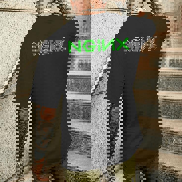 Nginx メンズTシャツ バックプリント 彼への贈り物