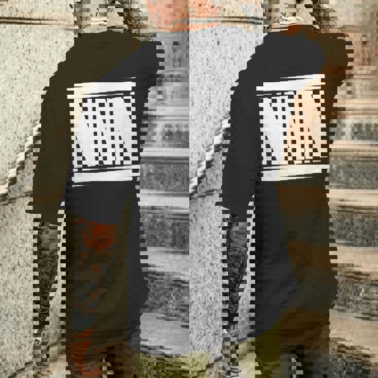 Nnn No Nut November メンズTシャツ バックプリント 彼への贈り物