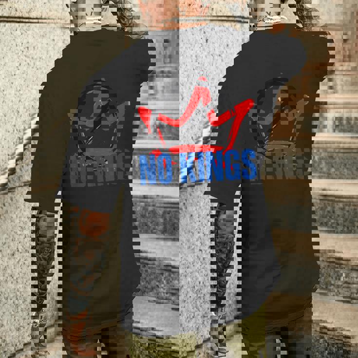 No Kings メンズTシャツ バックプリント 彼への贈り物
