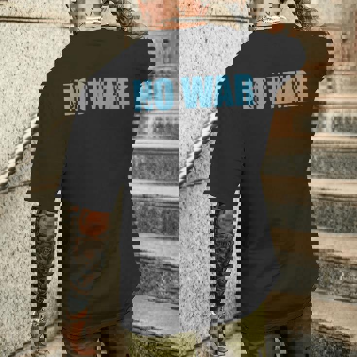 No War Peace No War No WarNo War メンズTシャツ バックプリント 彼への贈り物