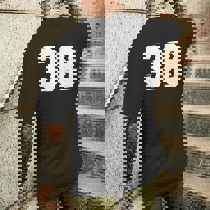 Number 38Ports Jersey Player 38 Fan Front Printarsity メンズTシャツ バックプリント 彼への贈り物