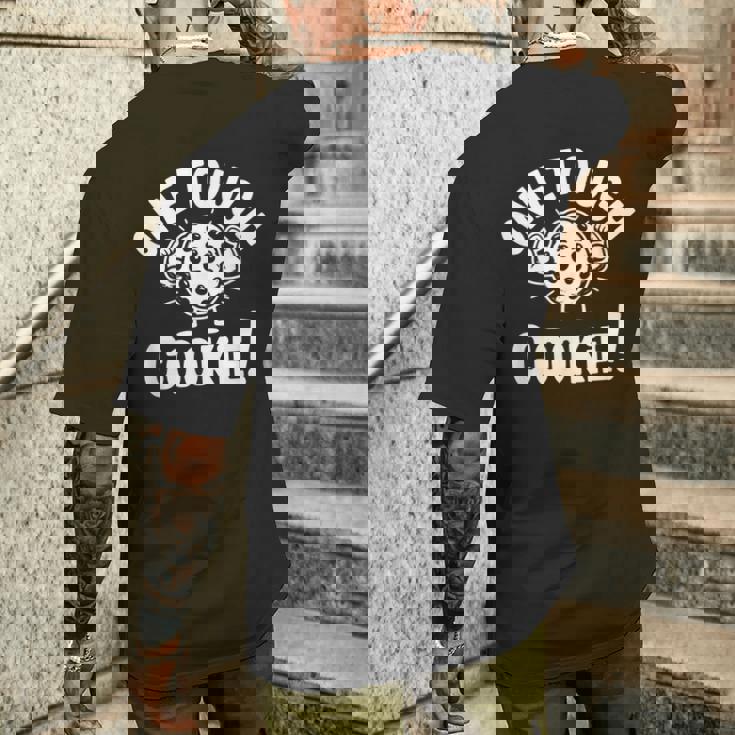 One Tough Cookie 面白い ベーキング ジム ユーモア メンズTシャツ バックプリント 彼への贈り物