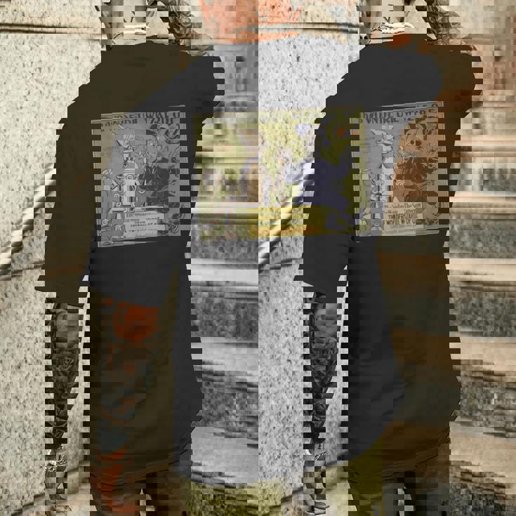 Ozcarecrow & Tin-Man オズの魔法使いシャツ ヴィンテージoz メンズTシャツ バックプリント 彼への贈り物