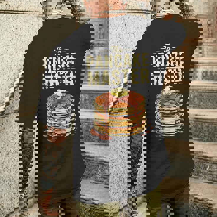 The Pancake Master シャツ 大人 キッズ メンズ レディース パンケーキ好き メンズTシャツ バックプリント 彼への贈り物