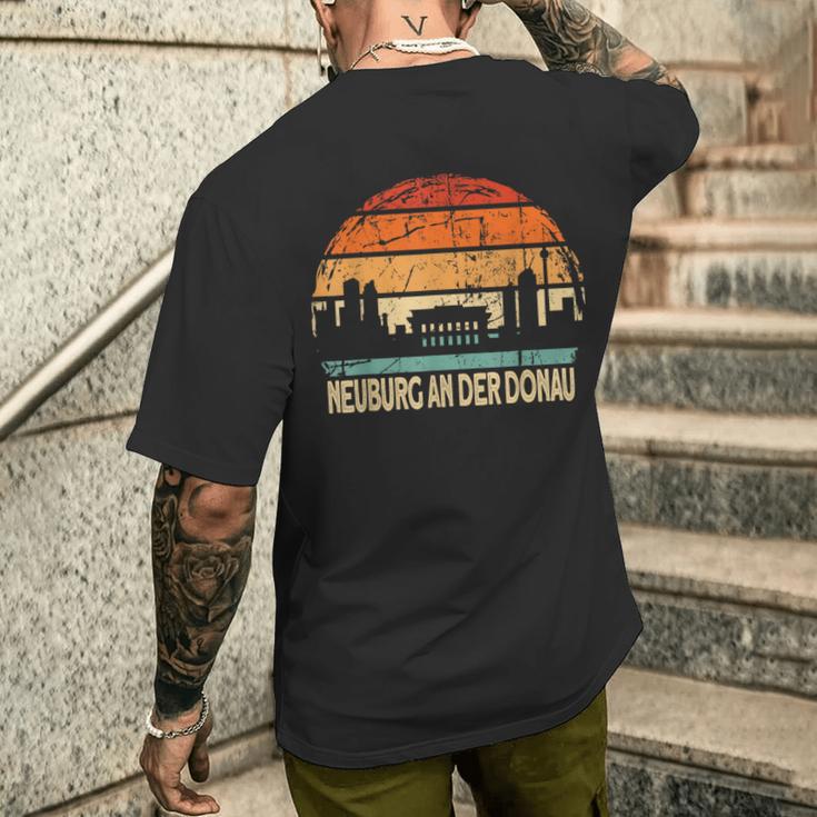 Panorama De Neubourg-Sur-Le-Danube T-shirt imprimé au dos Cadeaux pour lui
