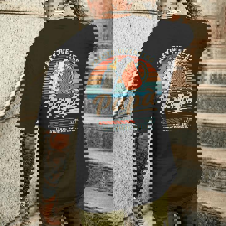 Presto Papà Gravidanza Annuncio Per Il Papà In Attesa T-shirt da uomo con stampa posteriore Regalos para él