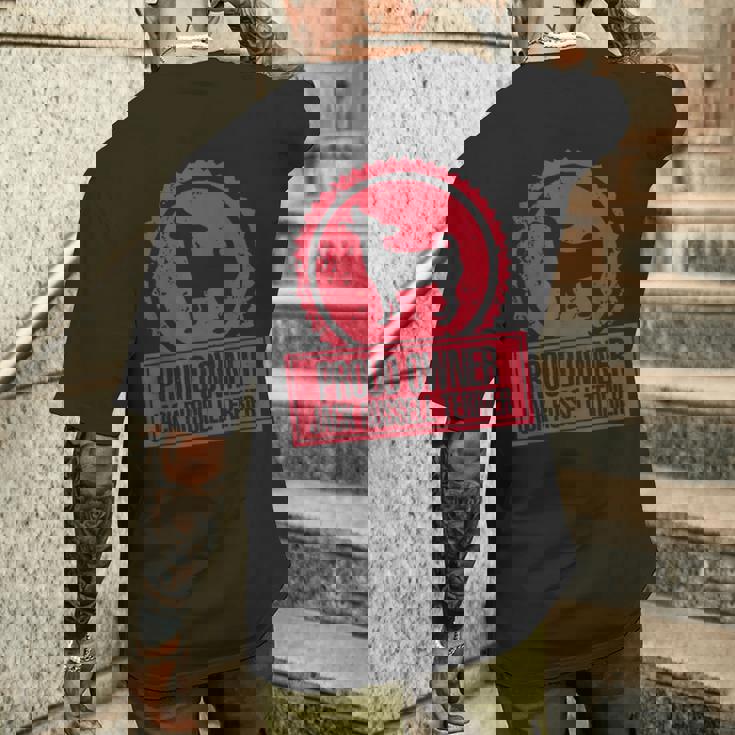 Proud Owner ジャックラッセルテリア メンズTシャツ バックプリント 彼への贈り物