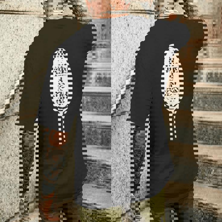 There Is Nopoon メンズTシャツ バックプリント 彼への贈り物