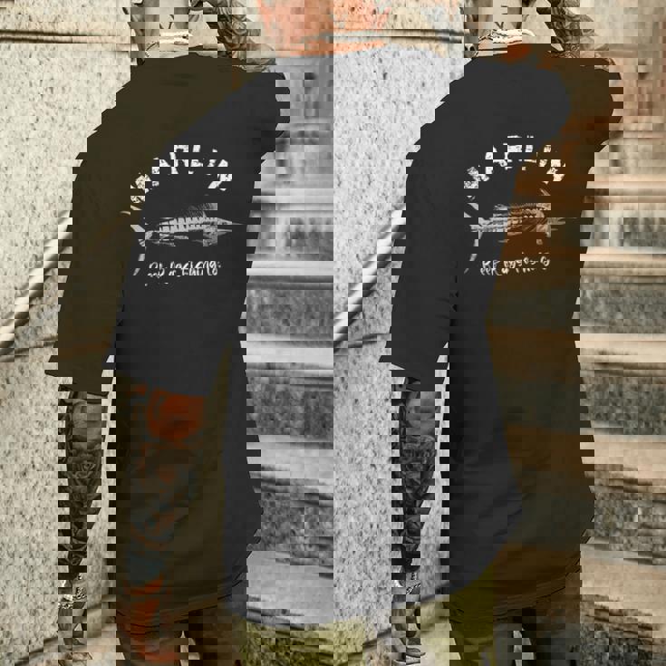 Reef Rags カジキの魚の骨 メンズTシャツ バックプリント 彼への贈り物