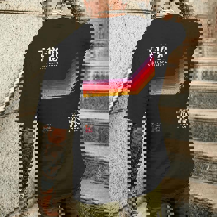 Retrohs Tape 80S Movie メンズTシャツ バックプリント 彼への贈り物