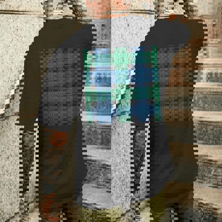 Scottish Watch Historic Tartan メンズTシャツ バックプリント 彼への贈り物