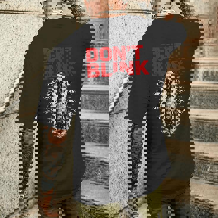 Scp-173 – Don't Blink メンズTシャツ バックプリント 彼への贈り物